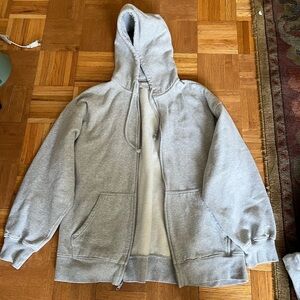 Aritzia TNA Cozy Sweatfleece Mega Zip Hoodie